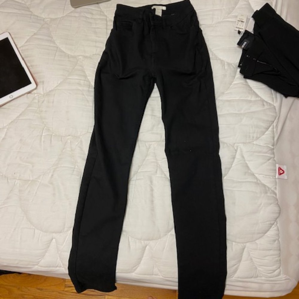 H&M Black Skinny Jeans, Size 2